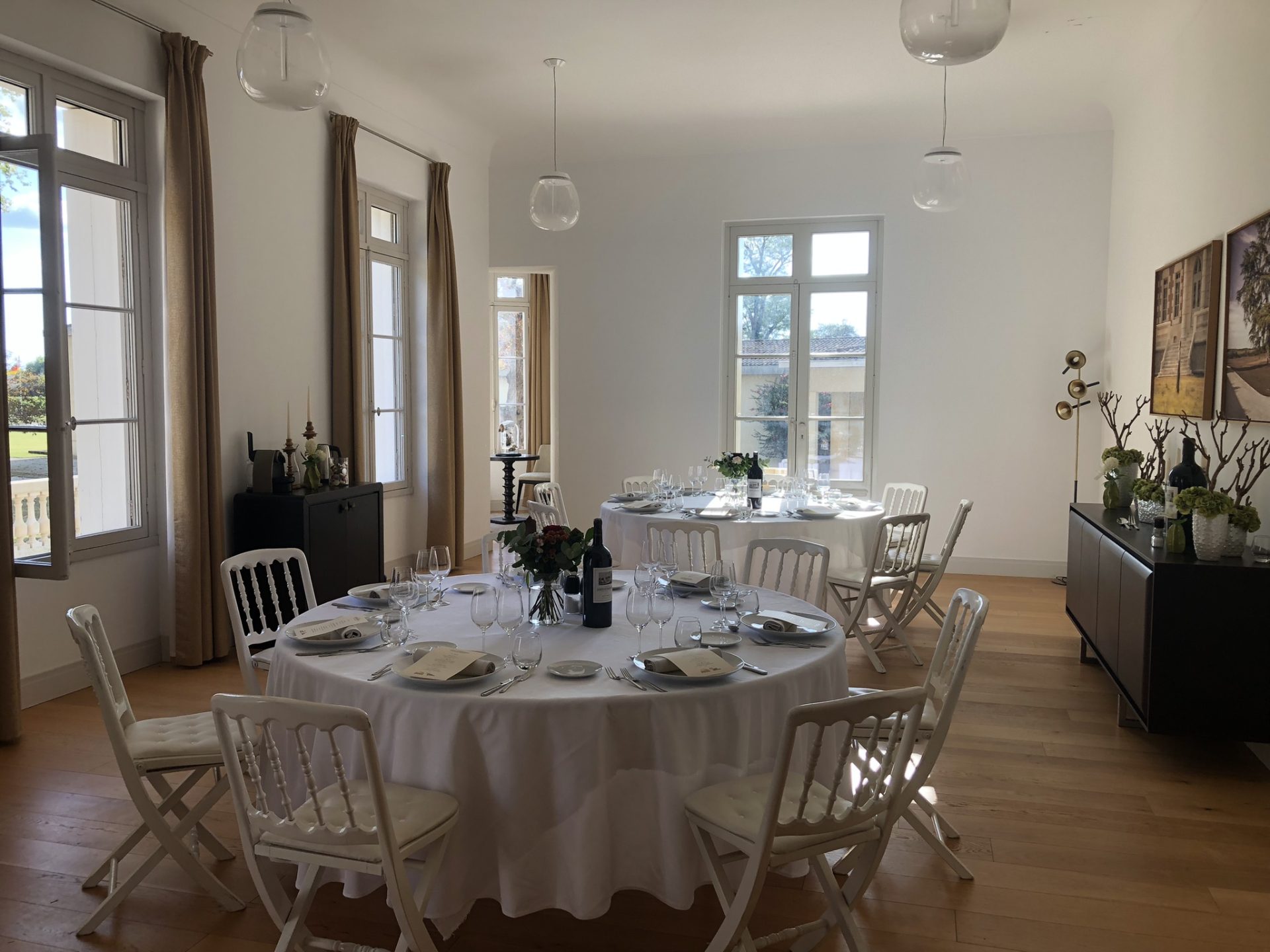 repas au chateau Lamothe bergeron